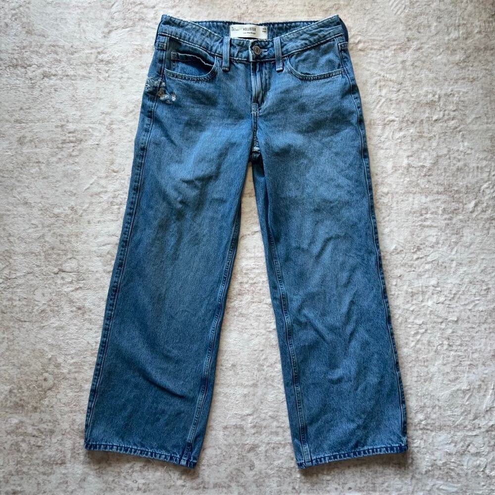 Hollister co low rise baggy jeans